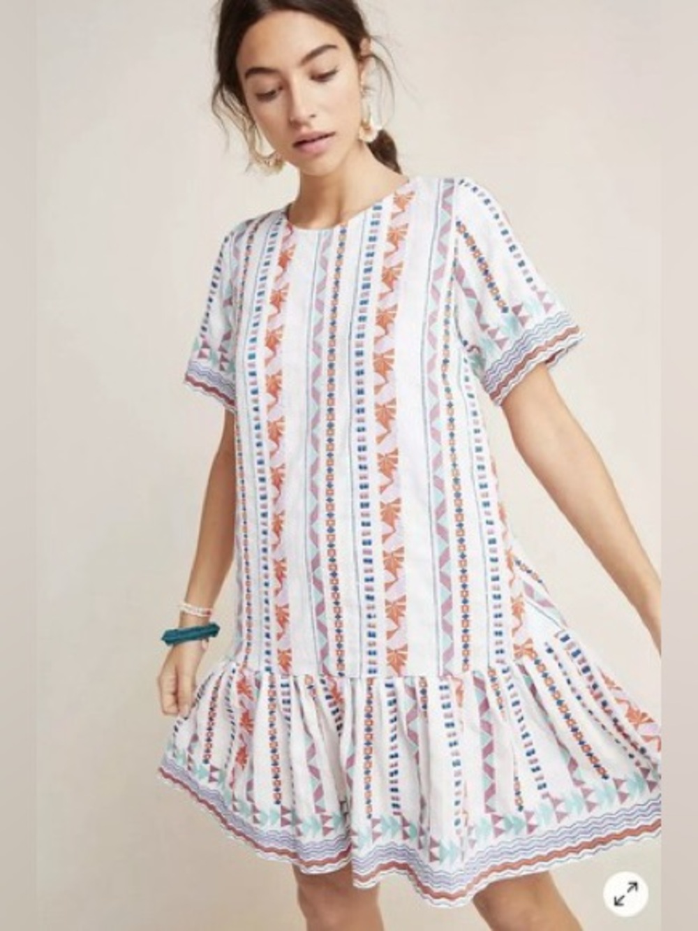 Anthropology Duet Shift Dress